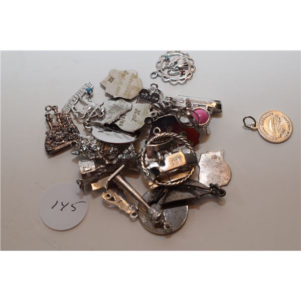 Lot of Sterling Silver Charms