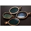 Image 2 : (4) Sterling Silver & Stone Pendants