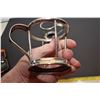 Image 2 : (2) Antique Coffee/Tea Glass Holder