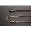 Image 3 : Sterling Silver Bracelet (1) and Necklaces (2)