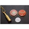 Image 1 : Cork Lined Soda Caps, Coca Cola Key Chain