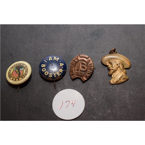 Antique Pinbacks etc.