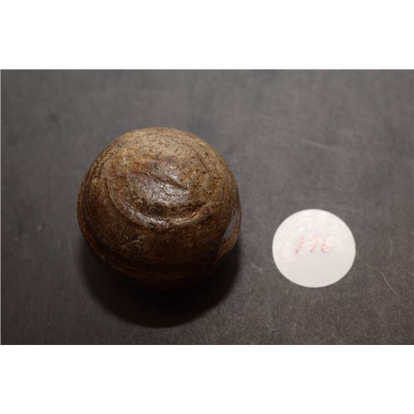 Grooved Spherical Round Rock
