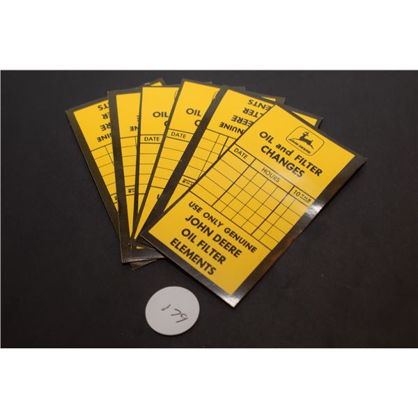 1975 Vintage John Deer Oil Stickers