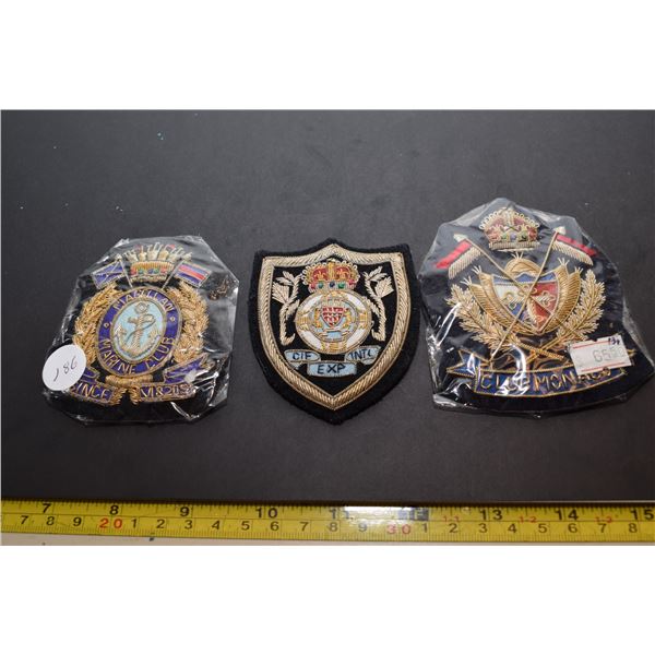 Metal Braid Marine Club Patches