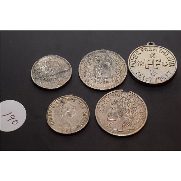 (5) Token Pendants
