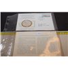Image 1 : 1st Day Cover Stamp w/ 20 gram Sterling Silver (38mm) Coin