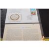 Image 1 : 1st Day Cover Stamp w/ 20 gram Sterling Silver (38mm) Coin
