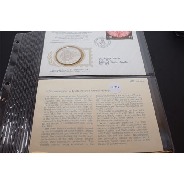 1st Day Cover Stamp w/ 20 gram Sterling Silver (38mm) Coin