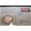 Image 2 : 1st Day Cover Stamp w/ 20 gram Sterling Silver (38mm) Coin