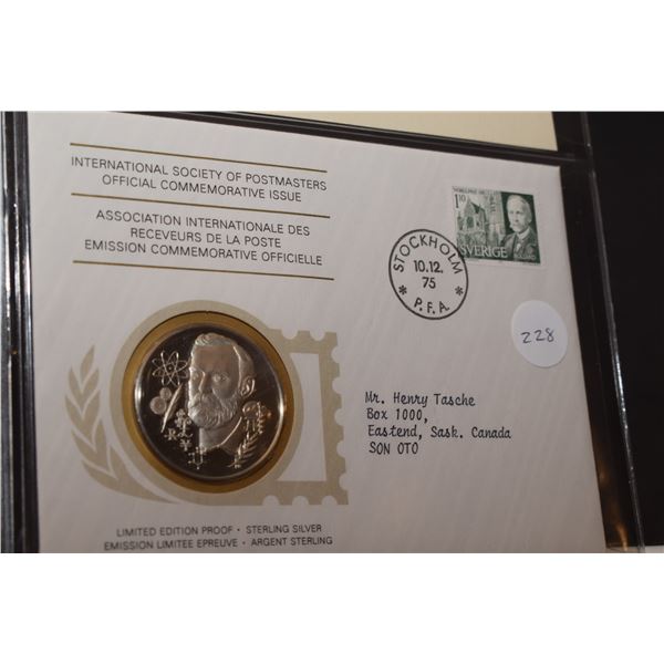 1st Day Cover Stamp w/ 20 gram Sterling Silver (38mm) Coin