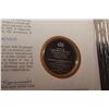 Image 3 : 1st Day Cover Stamp w/ 20 gram Sterling Silver (38mm) Coin
