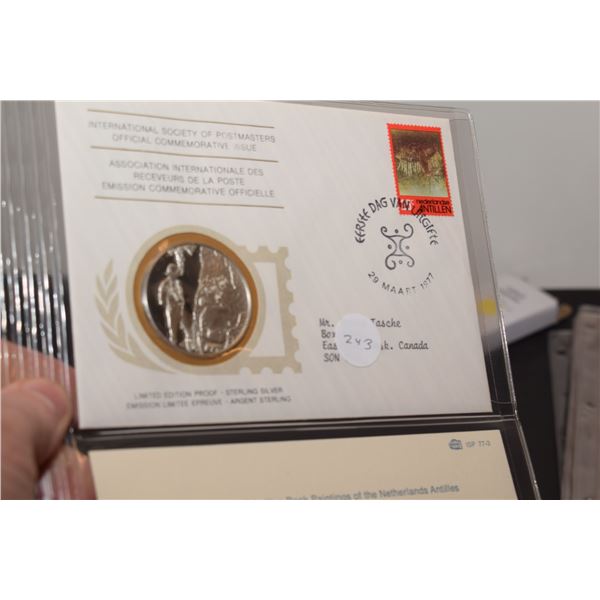 1st Day Cover Stamp w/ 20 gram Sterling Silver (38mm) Coin