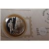 Image 2 : 1st Day Cover Stamp w/ 20 gram Sterling Silver (38mm) Coin