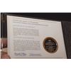 Image 3 : 1st Day Cover Stamp w/ 20 gram Sterling Silver (38mm) Coin