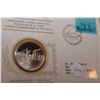 Image 2 : 1st Day Cover Stamp w/ 20 gram Sterling Silver (38mm) Coin