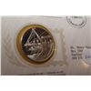 Image 2 : 1st Day Cover Stamp w/ 20 gram Sterling Silver (38mm) Coin