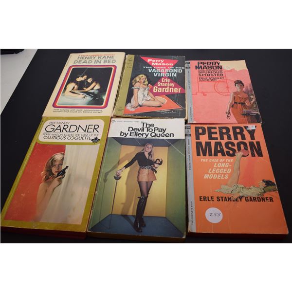 (6) Vintage Paperbacks w/ Risque Covers
