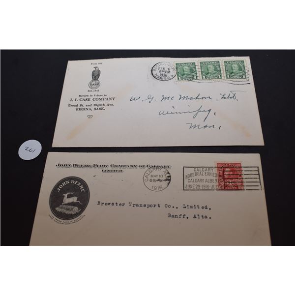 1916 John Deere &1936 Case Envelopes