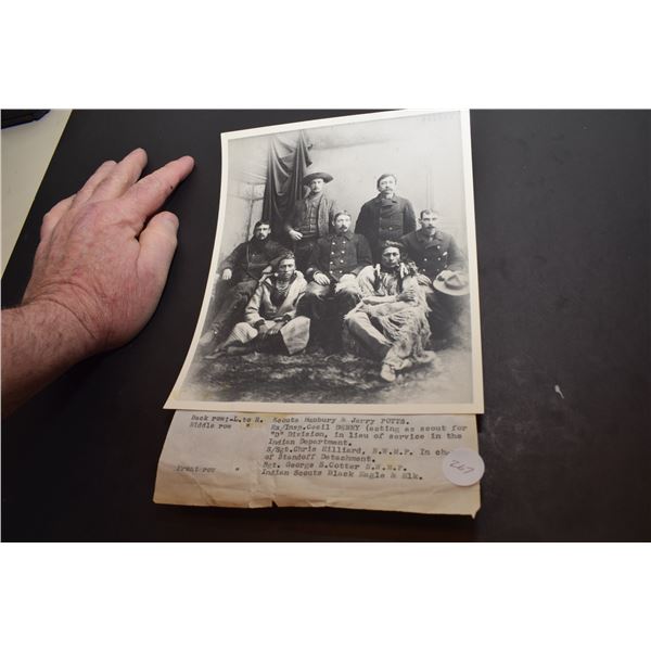 Antique Photo - NWMP & Indian Scouts
