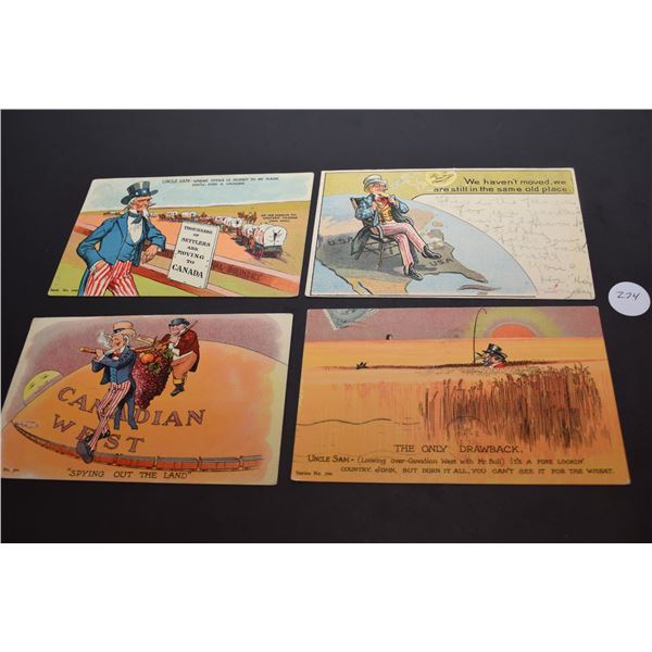 Uncle Sam / Canadian Post Cards