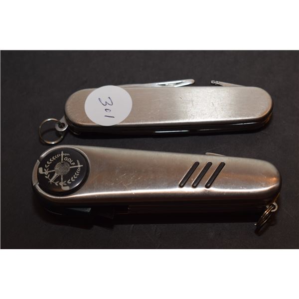 (2) Multi-Tool Knives