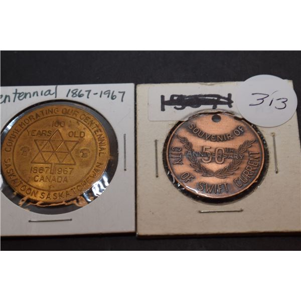 Swift Current & Saskatoon Tokens
