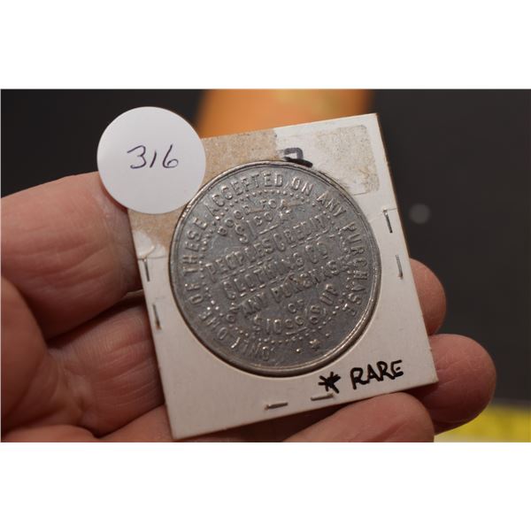 $1.00 Token Peoples Credit Clothing Co.