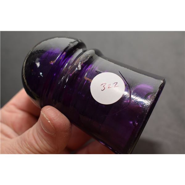 Purple Glass Insulator