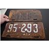 Image 1 : 1948 & 1949 Sask License Plates