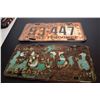 Image 1 : 1965 & 1957 Sask License Plates