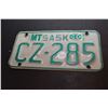Image 1 : 1993 Sask Motorcycle License Plate