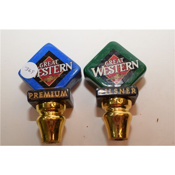 (2) Great Western Beer Taps