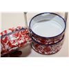 Image 3 : RARE Stacking Splatter Enamelware