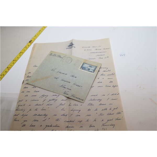 WWII Prince Albert Letter