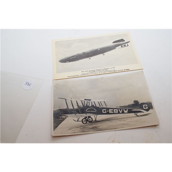 Airplane & Zeppelin Postcards