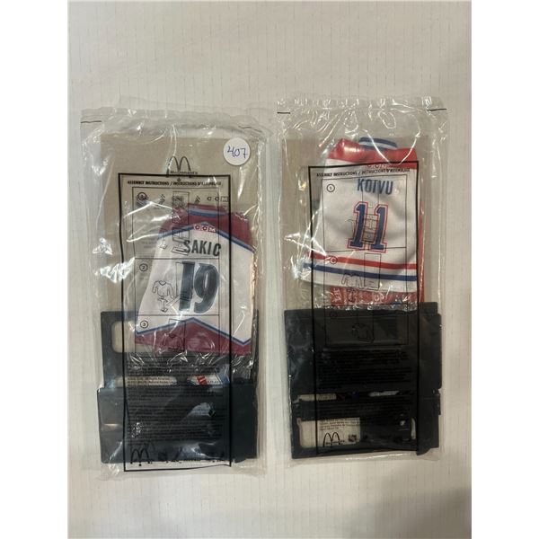 Mini Jerseys (2) - Joe Sakic / Saku Koivu