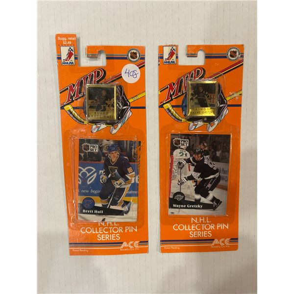 Wayne Gretzky / Brett Hull - MVP Collector Pins