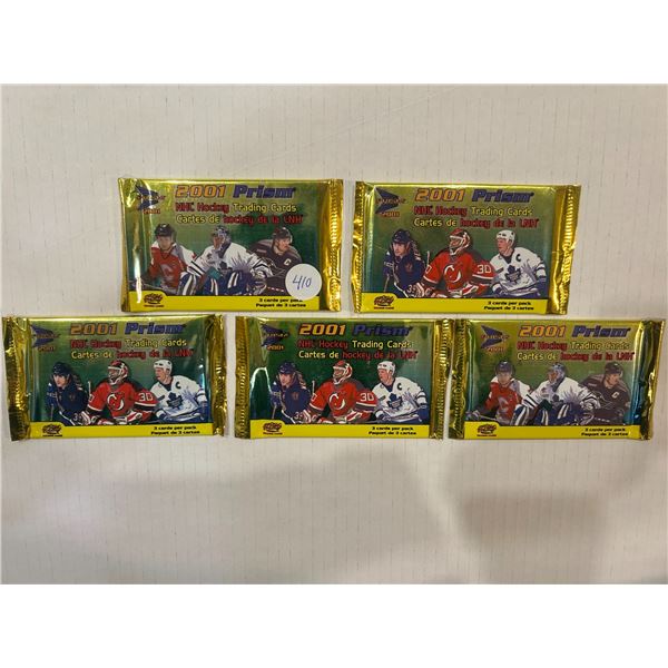 2001 McDonalds Hockey Cards - 5 Unopened Packs