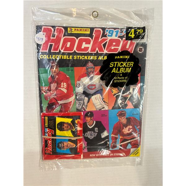 1991-92 Panini Sticker Album and Packs (New)