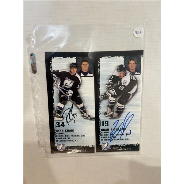 Tampa Bay Lightning Autographed Prints