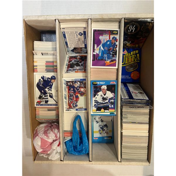 Large Box of Assorted Hockey Cards