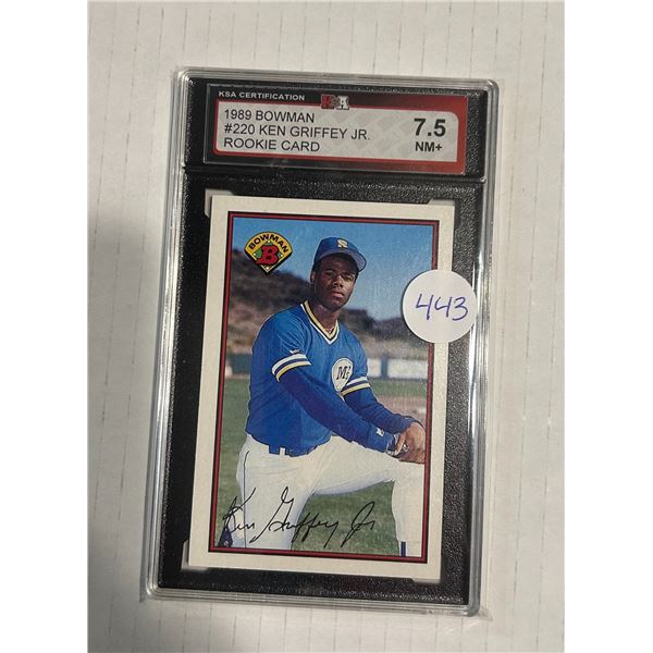 Ken Griffey Jr - Rookie Card - Graded Near Mint +