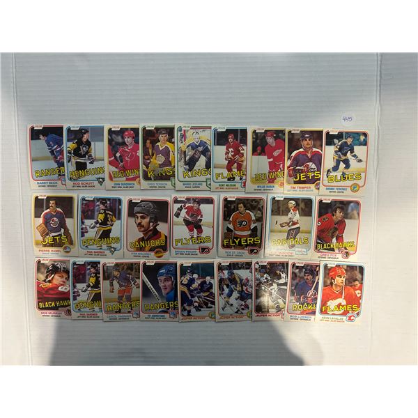 1981-82 OPC Hockey Cards (25)