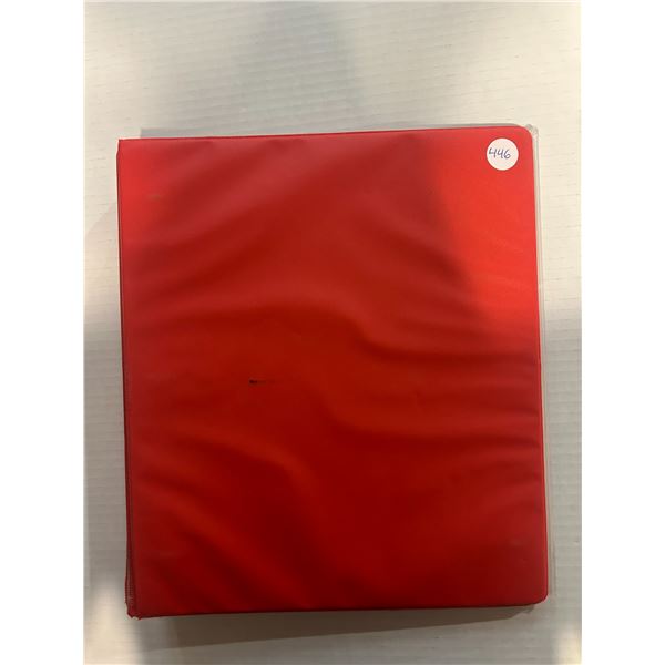 2013-14 Artifacts Hockey Card Binder