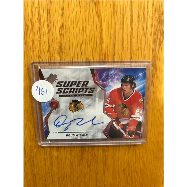 Doug Wilson - Autographed Hockey Card
