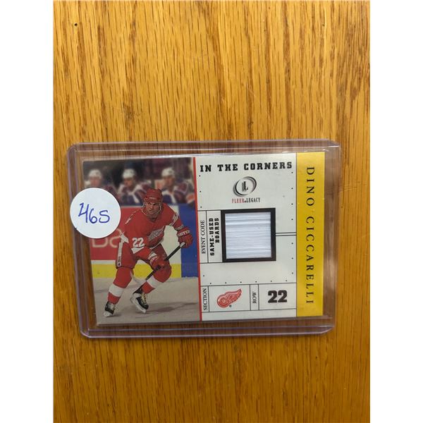 Dino Ciccarelli - Game Used Boards - Hockey Card