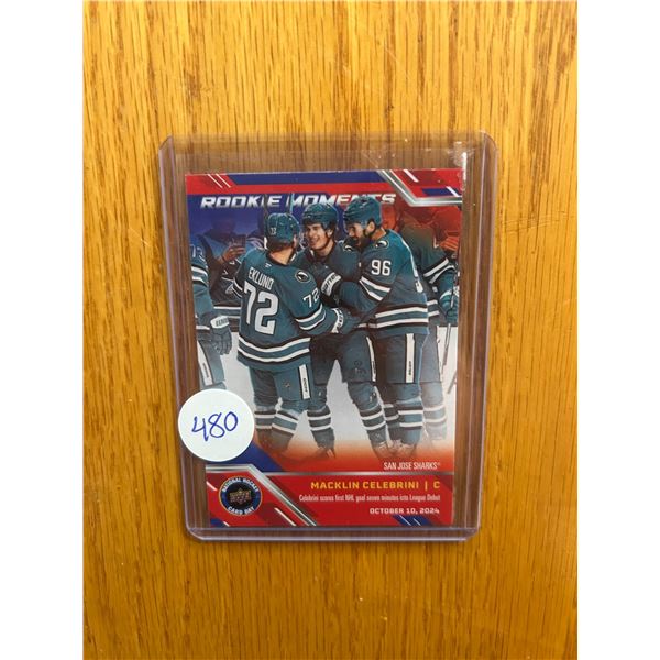 Macklin Celebrini - Rookie Card