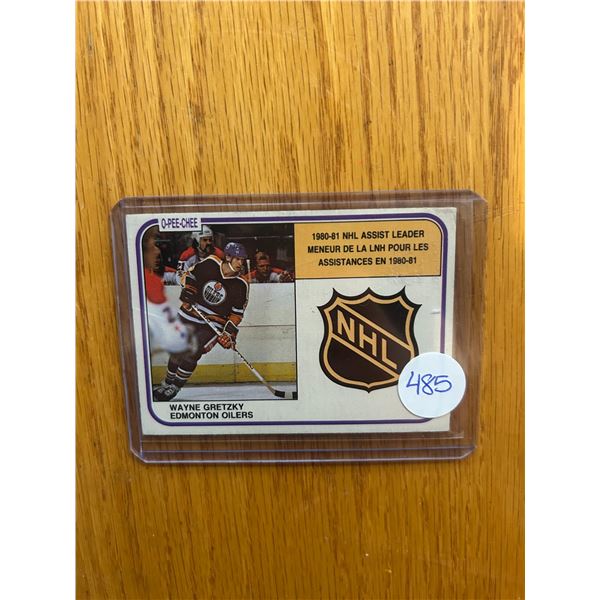 Wayne Gretzky - 1980-81 Assist Leader - Hockey Card
