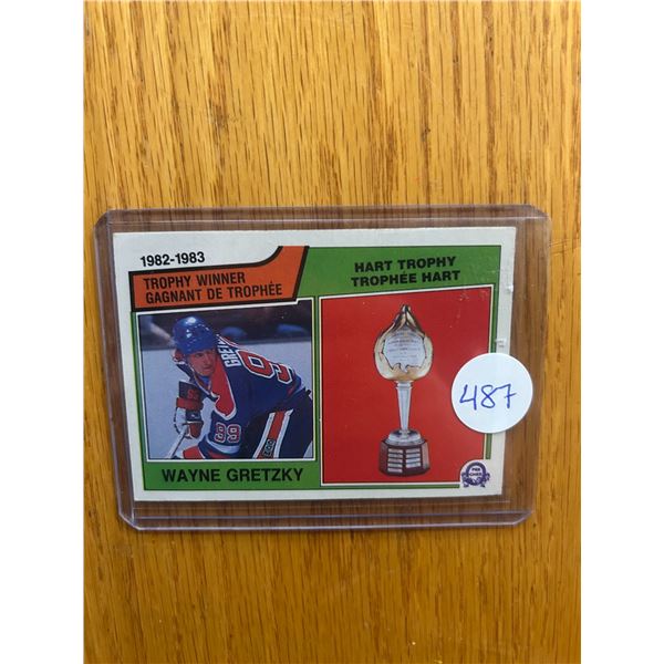 Wayne Gretzky - 1982-83 Hart Trophy Winner - Hockey Card